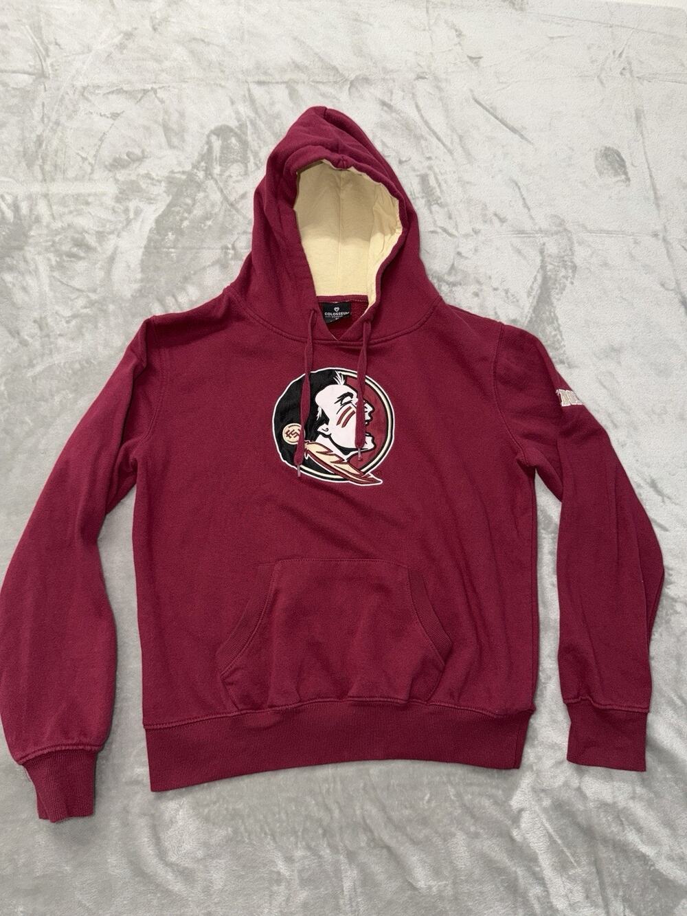 Colosseum Florida State University Seminoles Women Pullover Hoodie Medium Garnet